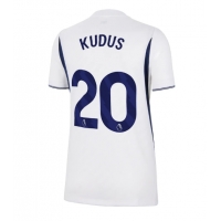 Camisa de Futebol Tottenham Hotspur Mohammed Kudus #20 Equipamento Principal Mulheres 2026-27 Manga Curta
